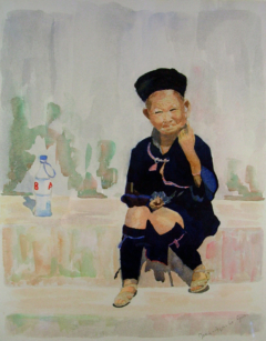 SAPA malicieuse femme H Mong